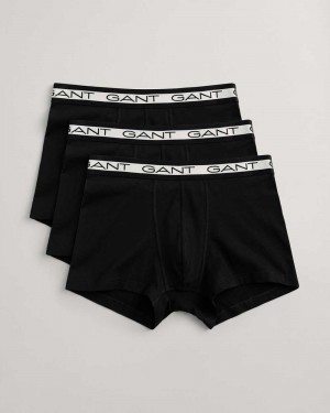 Gant 3-Pack Basic Men's Trunks Black | SYKPT-2085