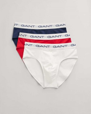 Gant 3-Pack Briefs Men's Trunks Multicolor | VMNUG-1938