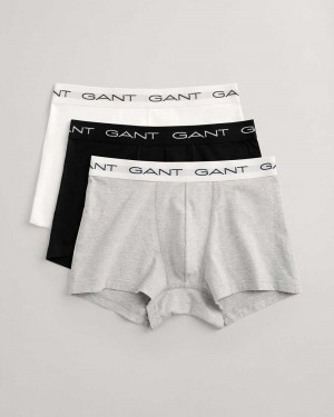 Gant 3-Pack Men's Trunks Grey Melange | KDNYW-6173