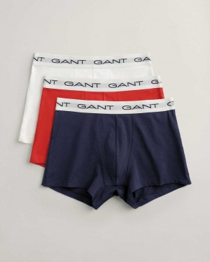 Gant 3-Pack Men's Trunks Multicolor | BFEVQ-3459