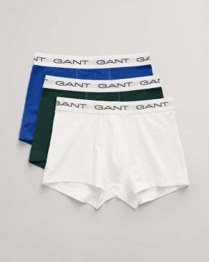 Gant 3-Pack Men's Trunks White | FCWKD-9743