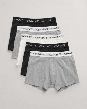 Gant 5-Pack Men's Trunks Light Grey Melange | LAXQP-8473