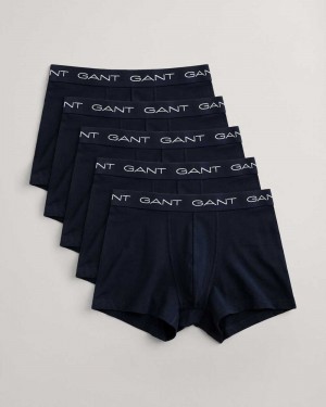 Gant 5-Pack Men's Trunks Marine | LFZSD-0391