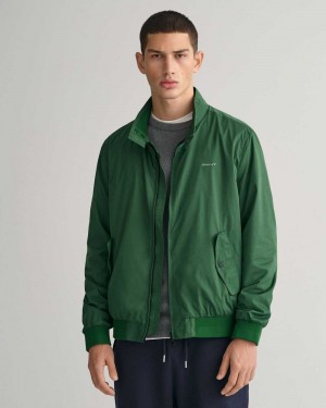 Gant Lightweight Hampshire Men's Jackets Forest Green | GHLKE-4986