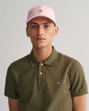 Gant Shield High Men's Caps Blushing Pink | LIVZT-5630