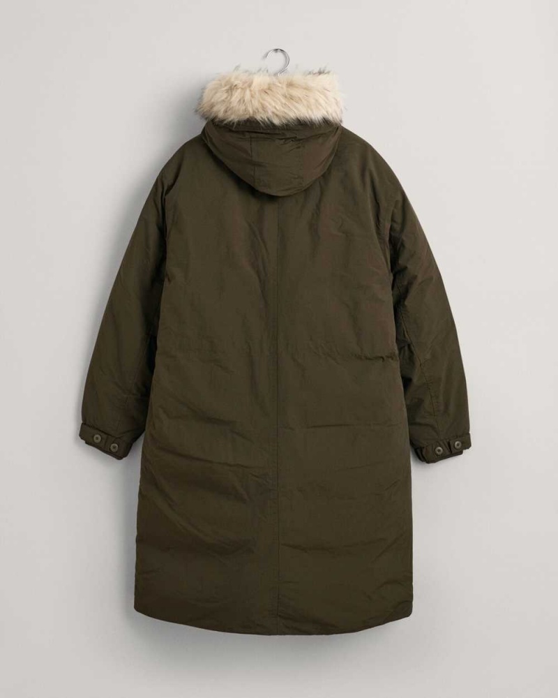 Gant 2-In-1 Down Men's Coats Dusk Green | TKSYL-0859