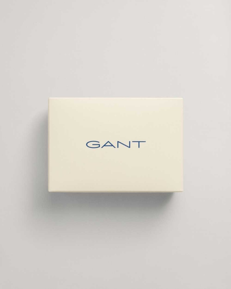 Gant 2-Pack Boxer Gift Box Men's Trunks Beige White | BSIOD-1980