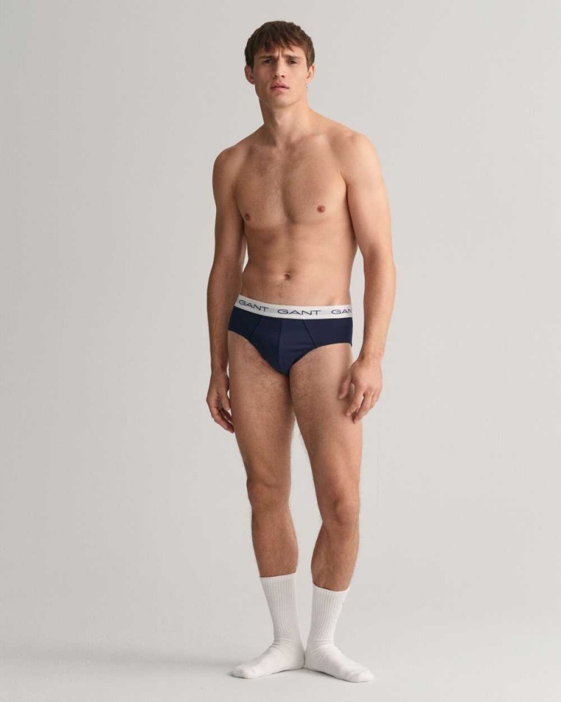 Gant 3-Pack Briefs Men's Trunks Multicolor | VMNUG-1938