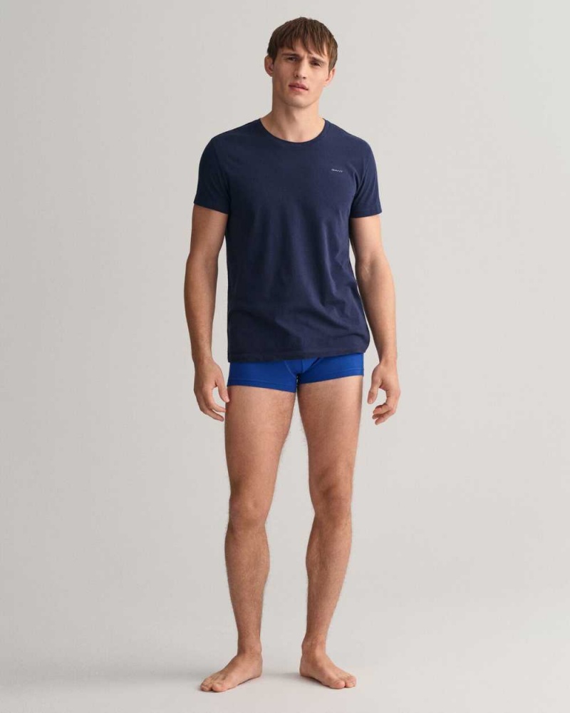 Gant 3-Pack Men's Trunks College Blue | MXZTF-5803