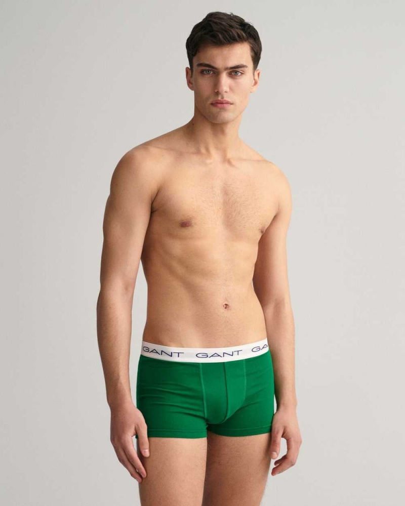 Gant 3-Pack Men's Trunks Lavish Green | ADUSN-0935