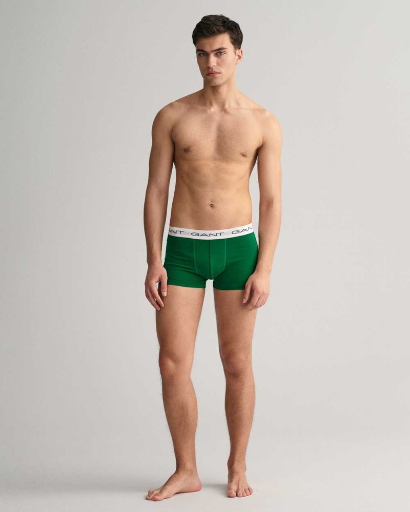 Gant 3-Pack Men's Trunks Lavish Green | ADUSN-0935