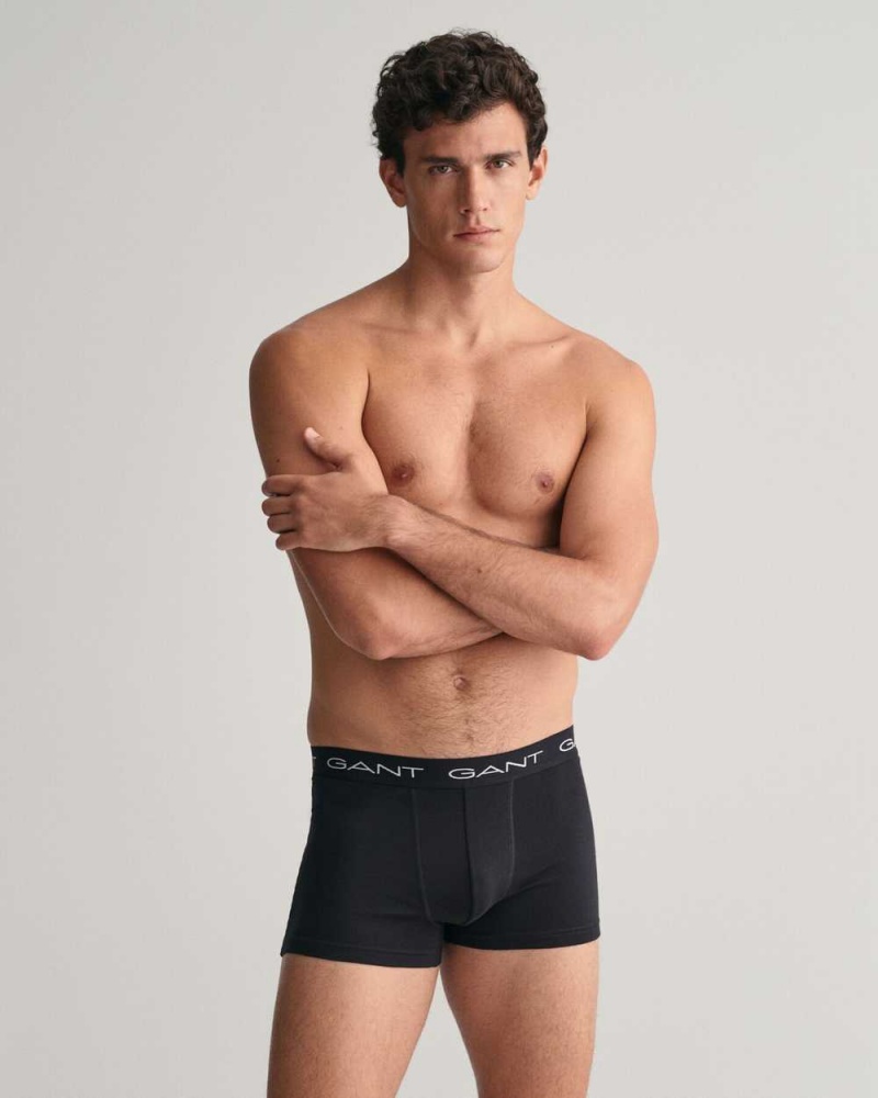 Gant 5-Pack Men's Trunks Black | DTMLQ-4287