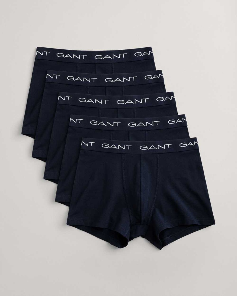 Gant 5-Pack Men\'s Trunks Marine | LFZSD-0391