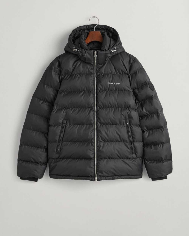 Gant Active Cloud Men's Jackets Black | QRISM-7941