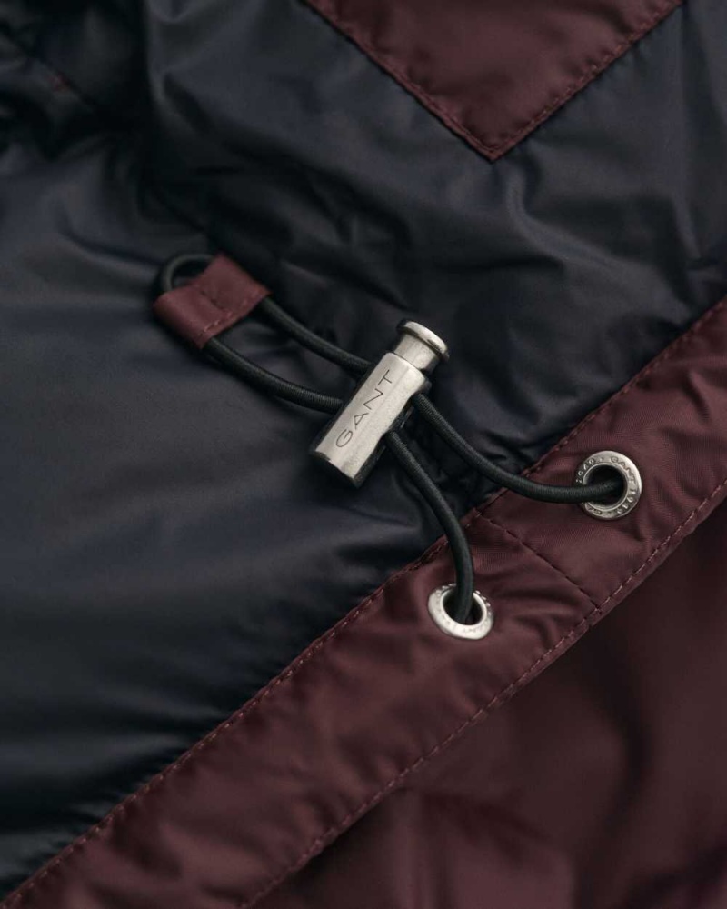 Gant Active Cloud Men's Jackets Dark Red Brown | UQNIA-0512