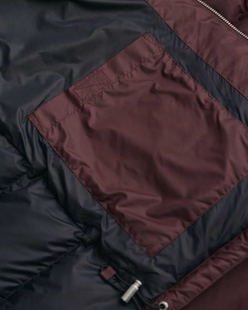 Gant Active Cloud Men's Jackets Dark Red Brown | UQNIA-0512