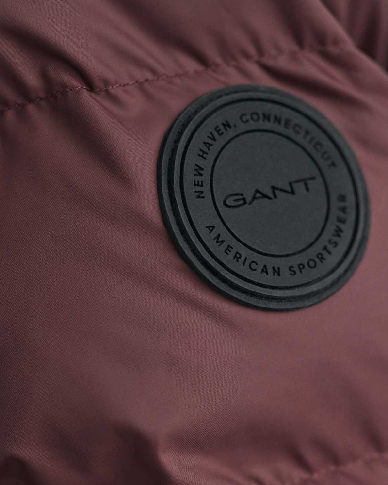 Gant Active Cloud Men's Jackets Dark Red Brown | UQNIA-0512