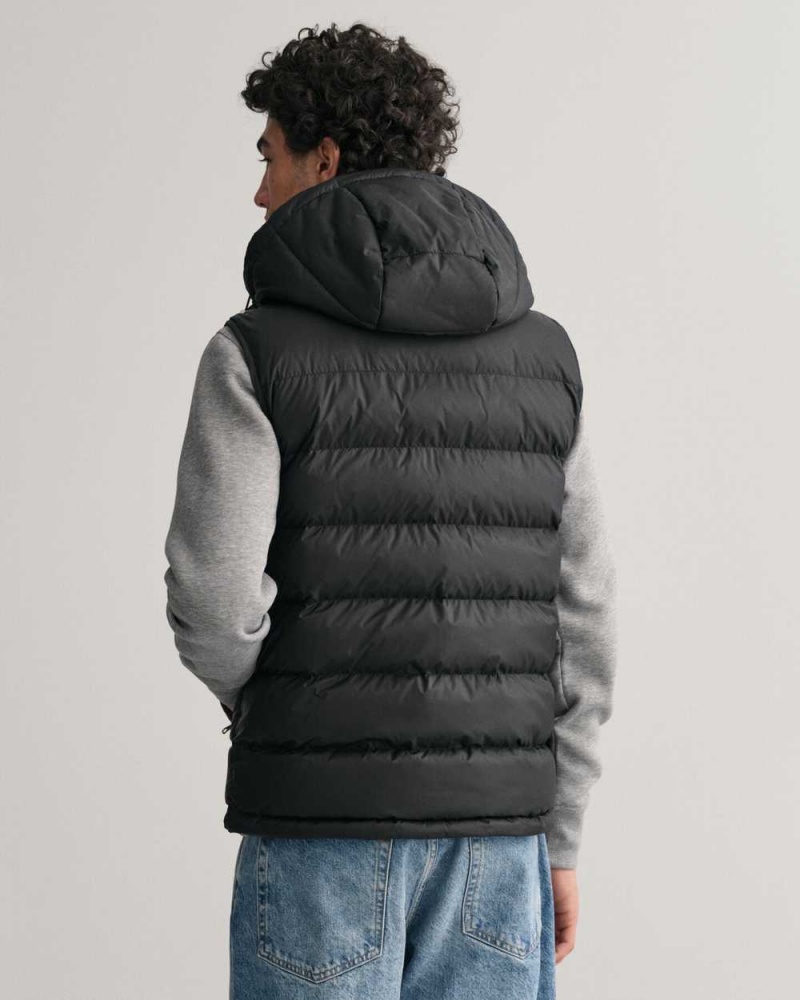 Gant Active Cloud Men's Vest Black | TKRHZ-4591