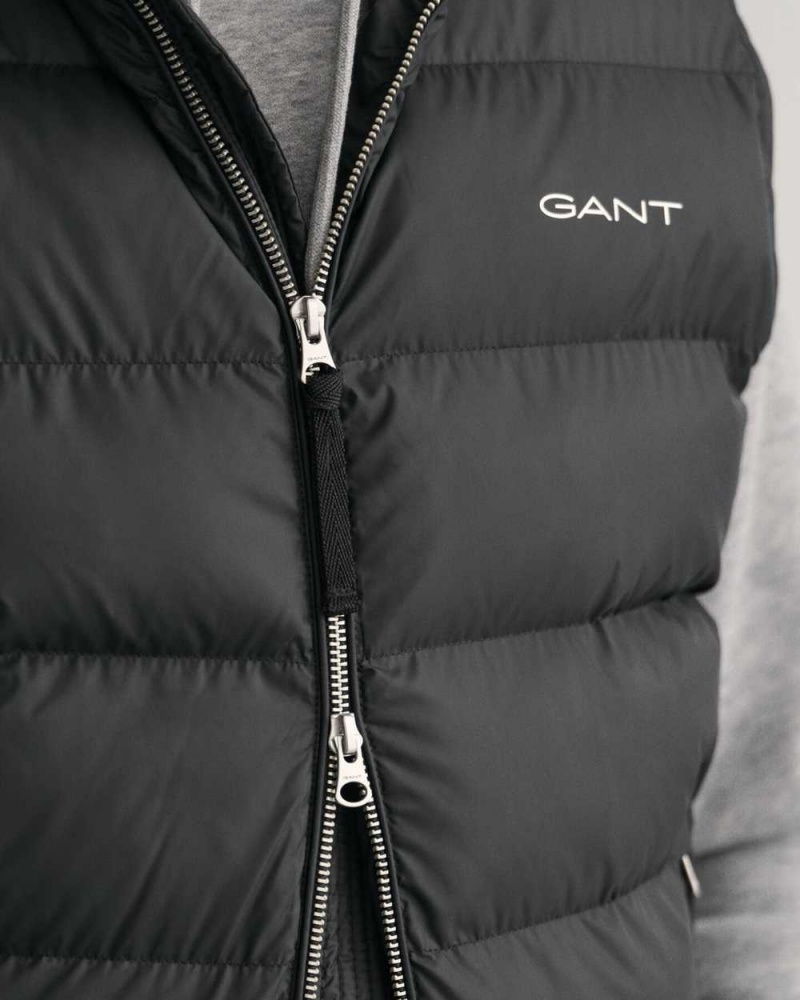 Gant Active Cloud Men's Vest Black | TKRHZ-4591