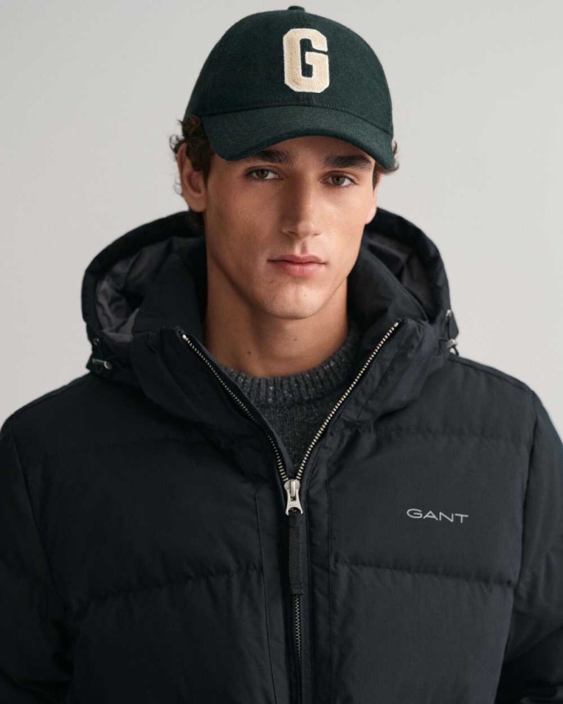 Gant Alta Down Men's Jackets Black | ONULE-4536