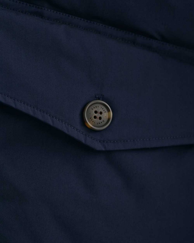 Gant Alta Down Men's Jackets Evening Blue | AIGCY-8324