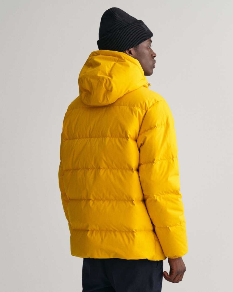 Gant Alta Down Men's Jackets Sunflower Yellow | IQEKB-8021