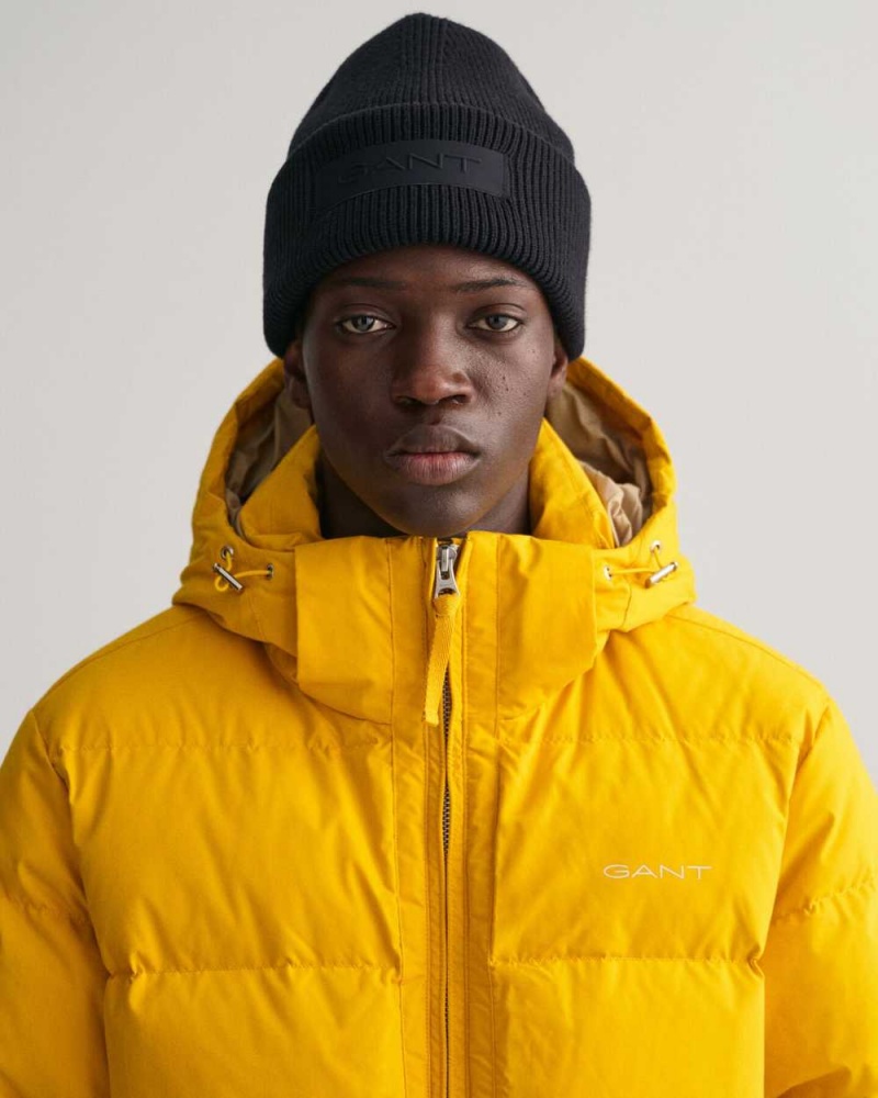 Gant Alta Down Men's Jackets Sunflower Yellow | IQEKB-8021