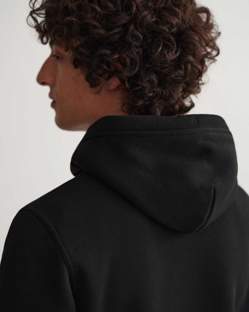 Gant Archive Shield Men's Hoodie Black | ROINZ-7148