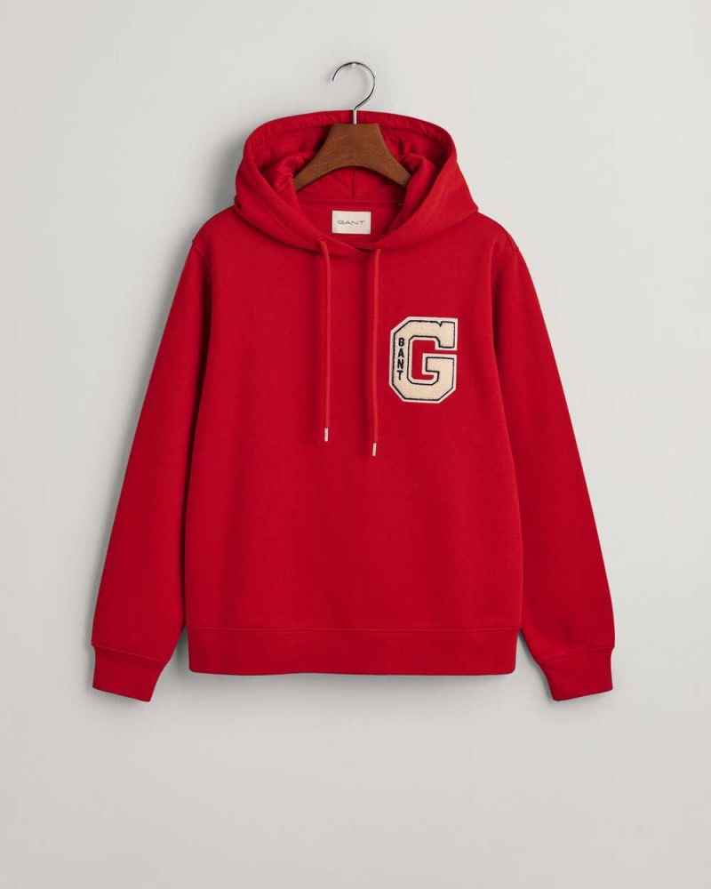 Gant G Women's Hoodie Ruby Red | BJOPH-1975