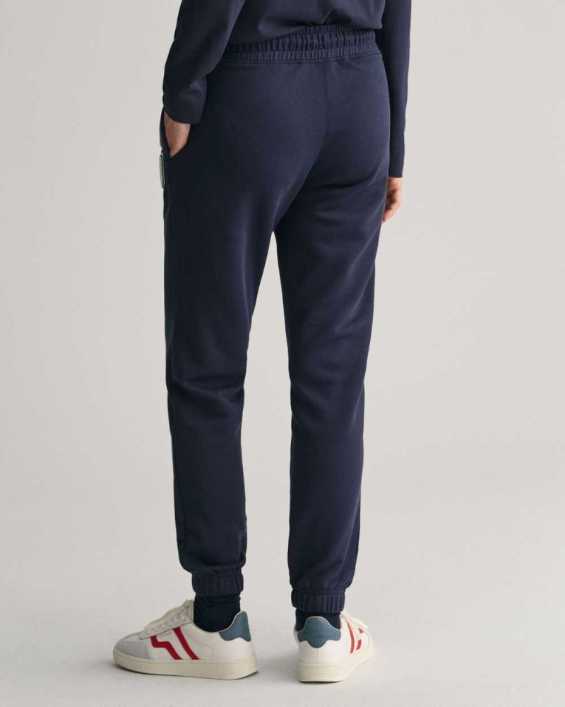 Gant G Women's Sweatpants Evening Blue | QJLOB-7815