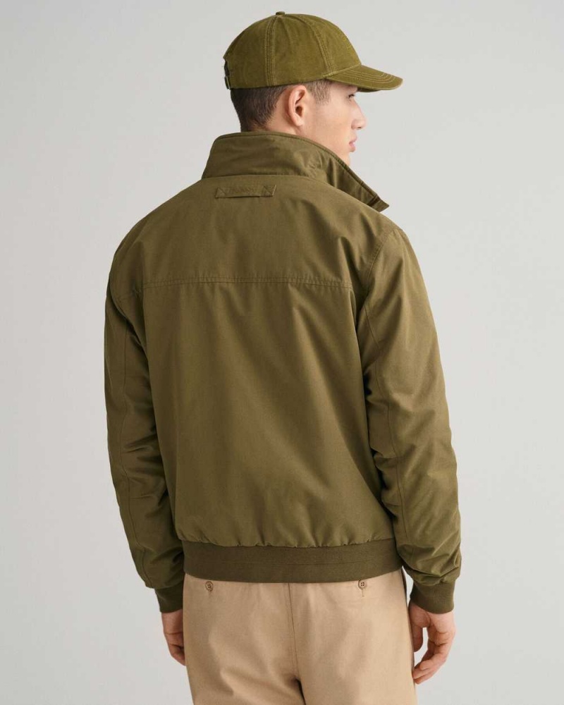 Gant Hampshire Men's Jackets Lush Green | JXWSF-0238