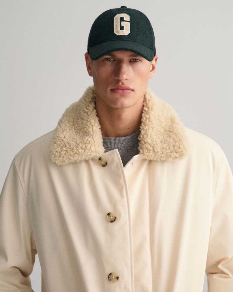 Gant Heavy Utility Winter Men's Coats Cream | FMOEH-0895