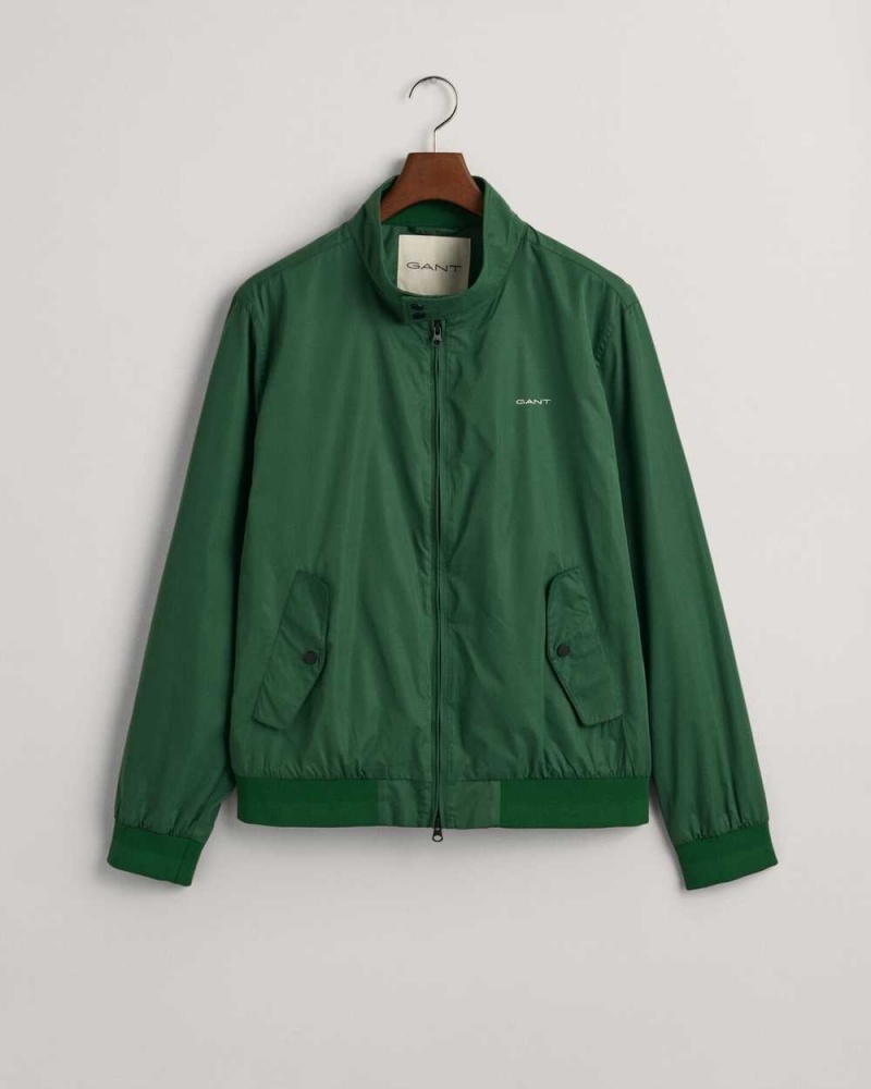 Gant Lightweight Hampshire Men's Jackets Forest Green | GHLKE-4986