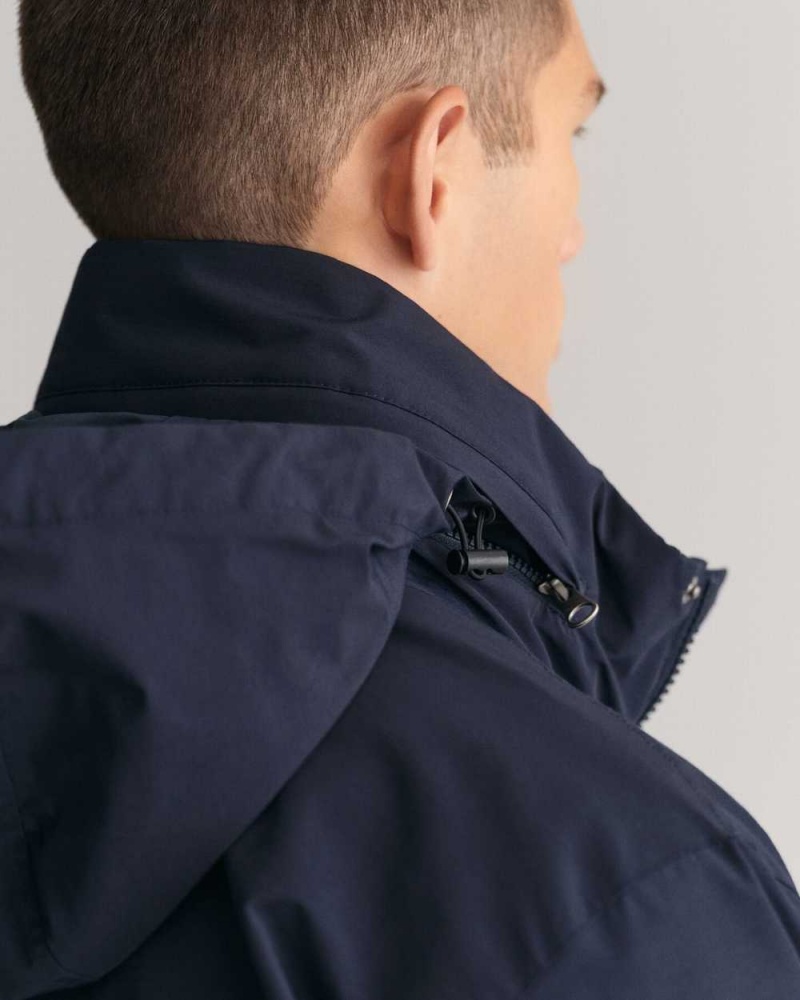 Gant Lightweight Mist Men's Jackets Navy | ZEIOR-7962