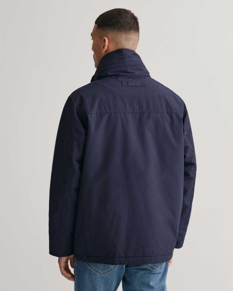 Gant Mist Men's Jackets Evening Blue | LXQGH-3482