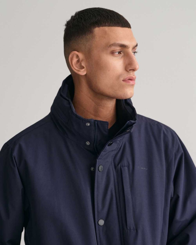 Gant Mist Men's Jackets Evening Blue | LXQGH-3482