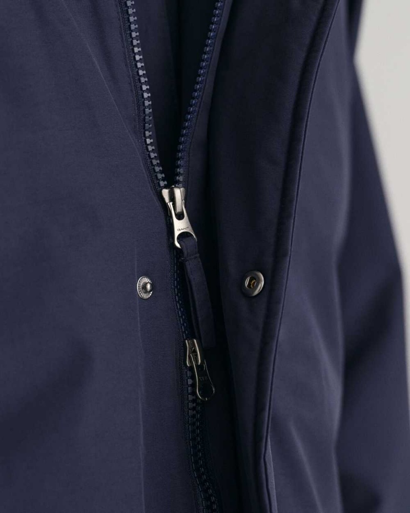 Gant Mist Men's Jackets Evening Blue | LXQGH-3482