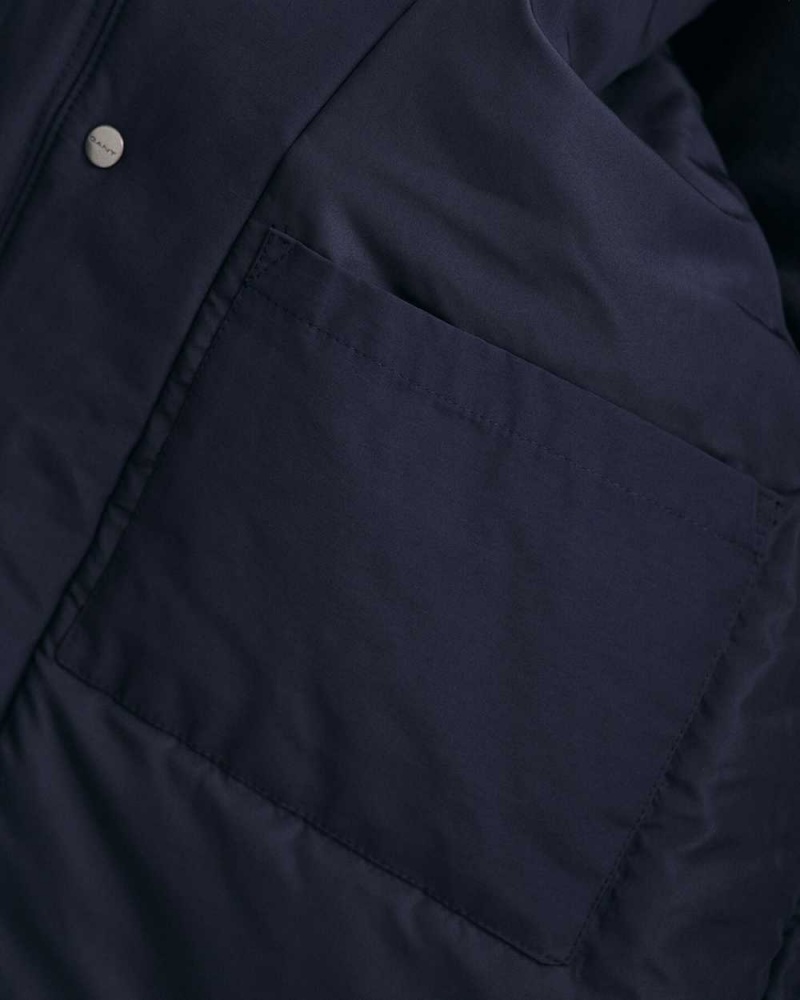 Gant Mist Men's Jackets Evening Blue | LXQGH-3482