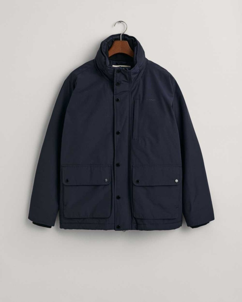 Gant Mist Men's Jackets Evening Blue | LXQGH-3482