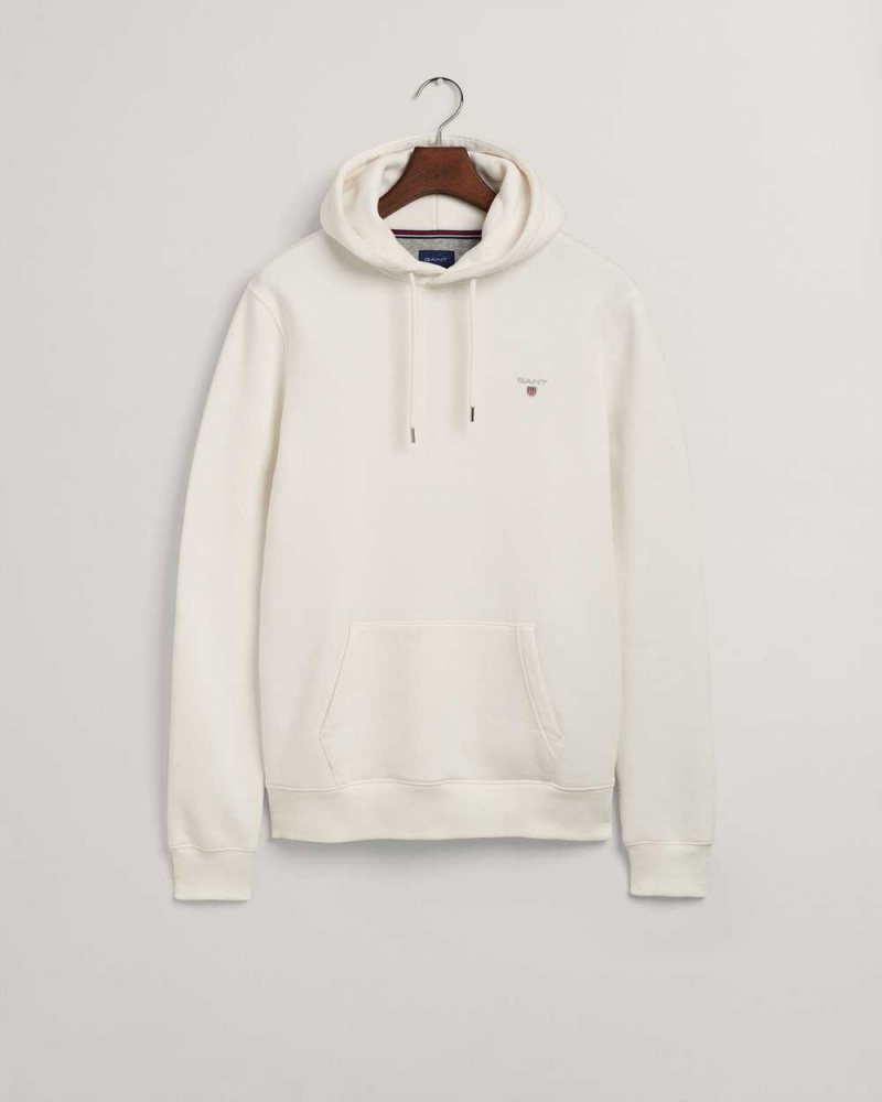 Gant Original Sweat Men's Hoodie Beige White | CRSGB-9761