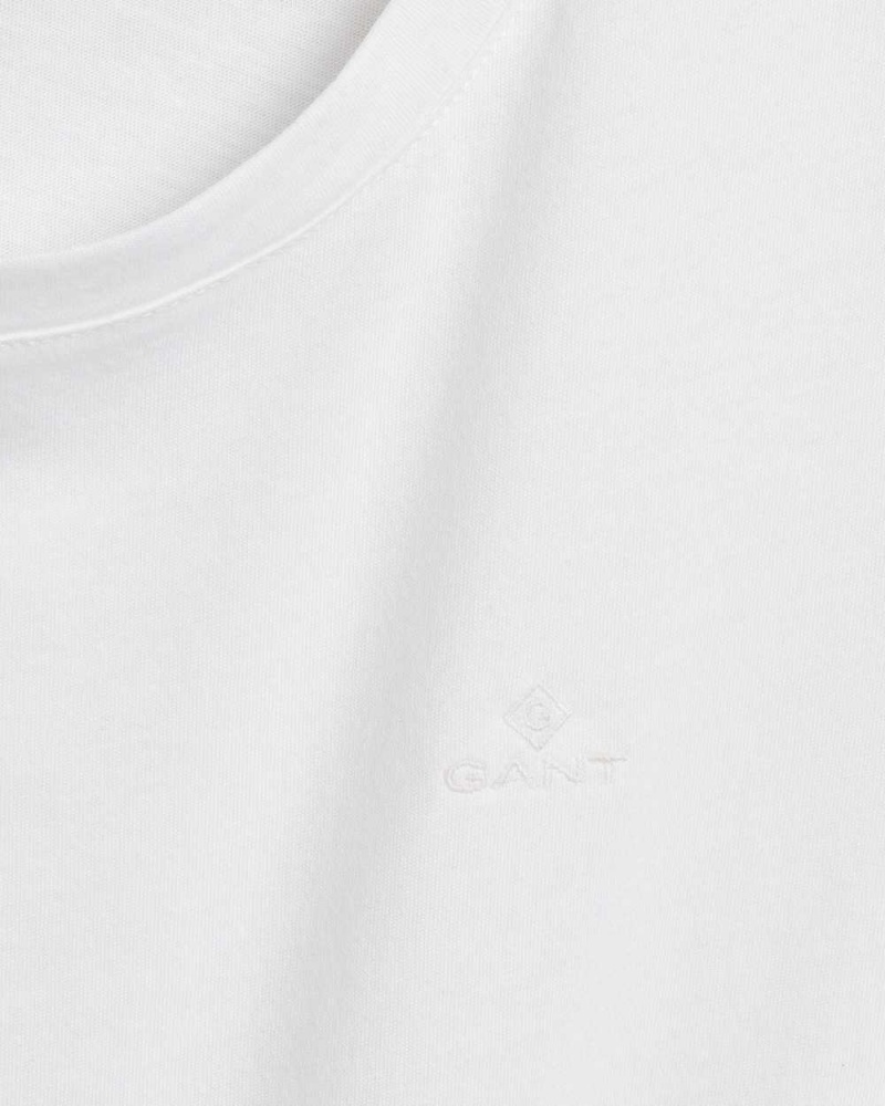 Gant Original Women's T-Shirt White | MOZTB-0168