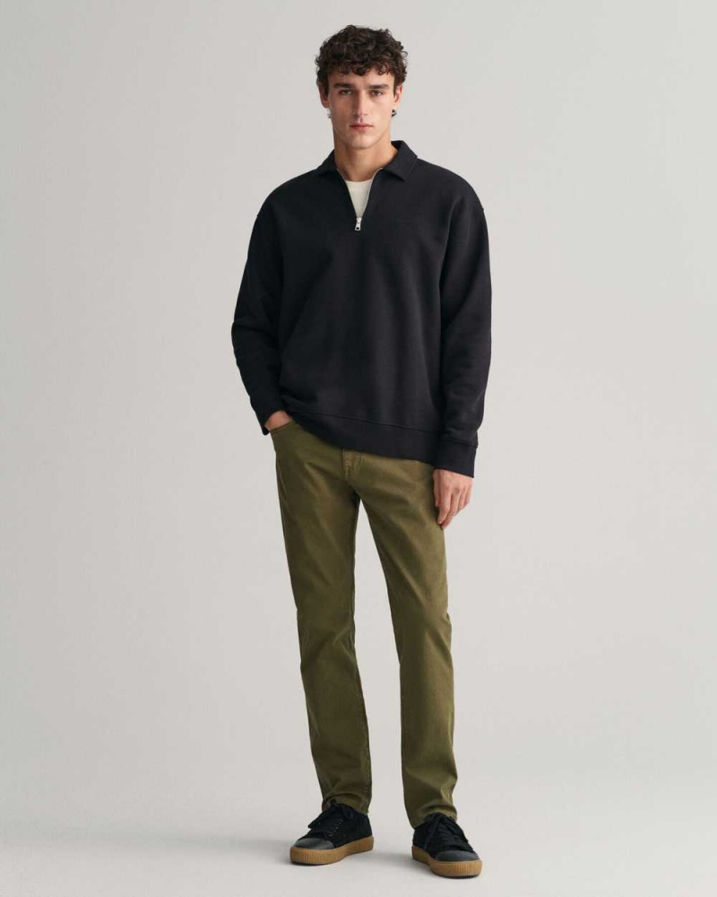 Gant Regular Fit Desert Men's Jeans Juniper Green | TYVZR-9042