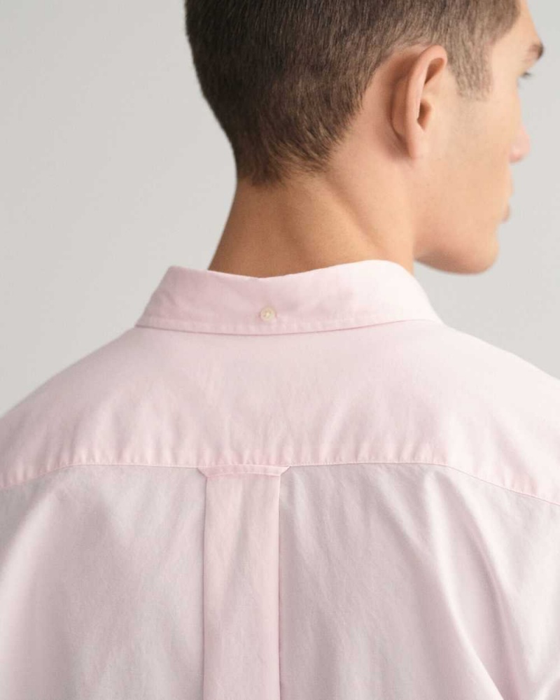 Gant Regular Fit Poplin Men's Shirts Light Pink | PODLK-8467