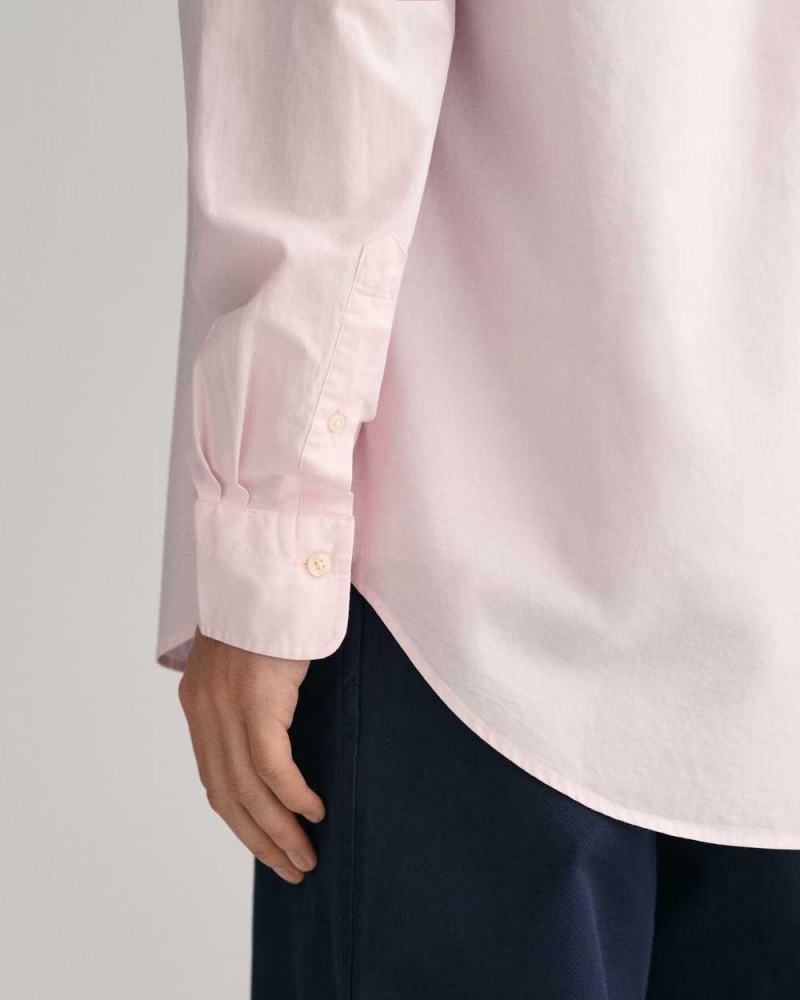 Gant Regular Fit Poplin Men's Shirts Light Pink | PODLK-8467