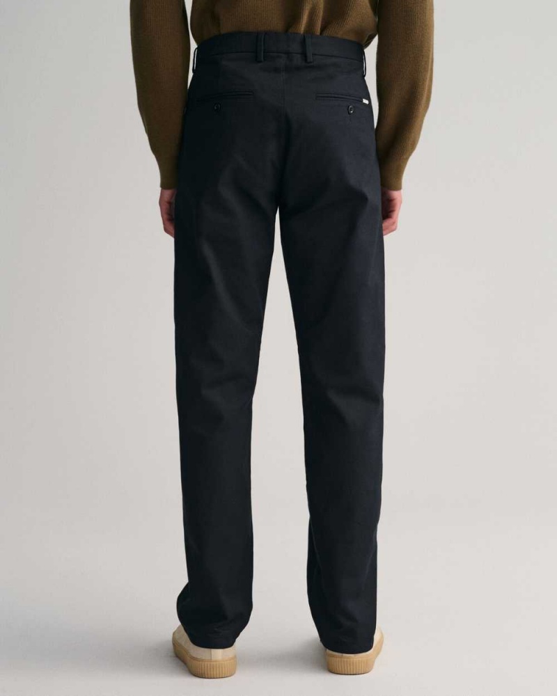 Gant Regular Fit Tech Prep™ Men's Chino Pants Black | BEKFL-5491