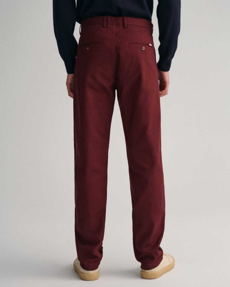 Gant Regular Fit Tech Prep™ Men's Chino Pants Red Shadow | QVNBX-7095