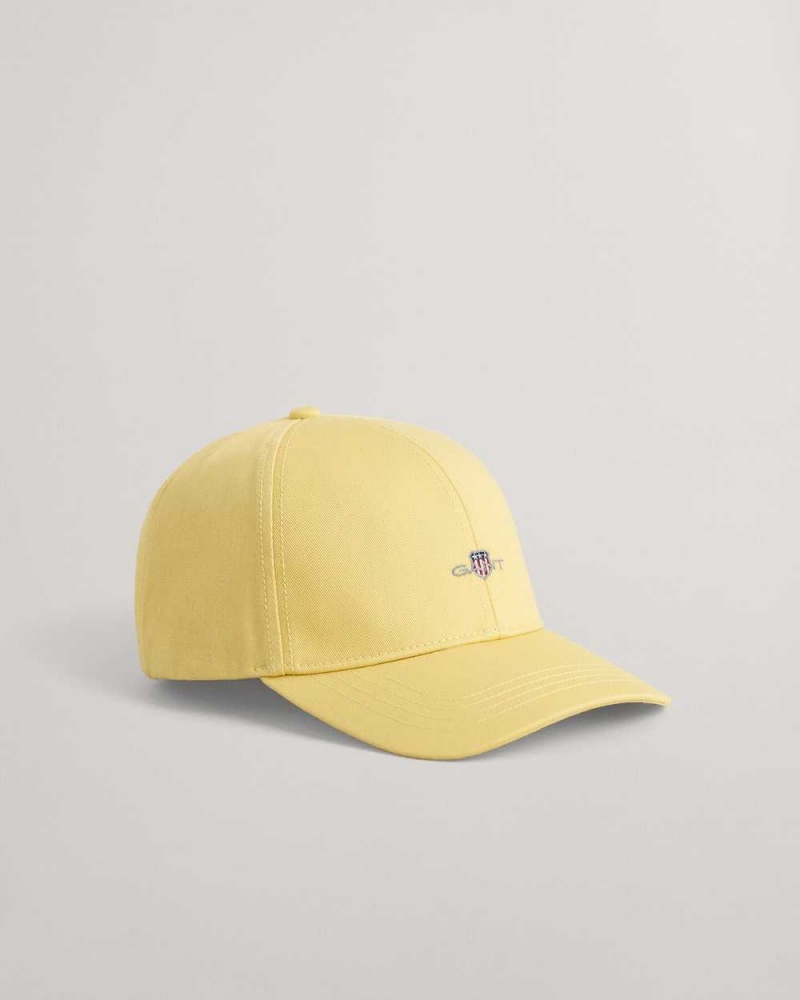 Gant Shield High Men's Caps Light Mustard Yellow | YBVNR-7605