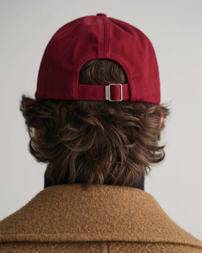 Gant Shield High Men's Caps Plumped Red | KHEXY-5376