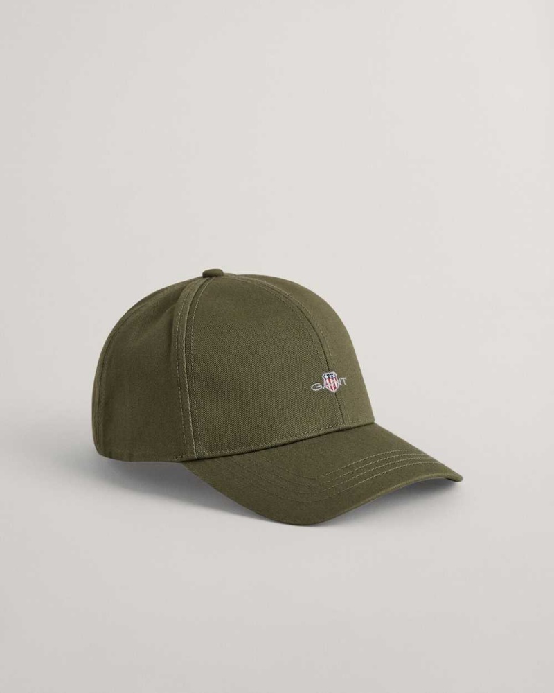 Gant Shield High Men's Caps Racing Green | JMHLW-5192