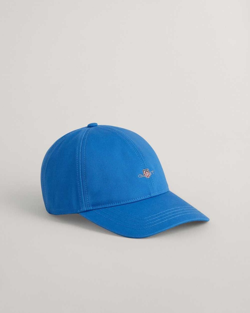 Gant Shield Men's Caps Day Blue | SVRKF-4183